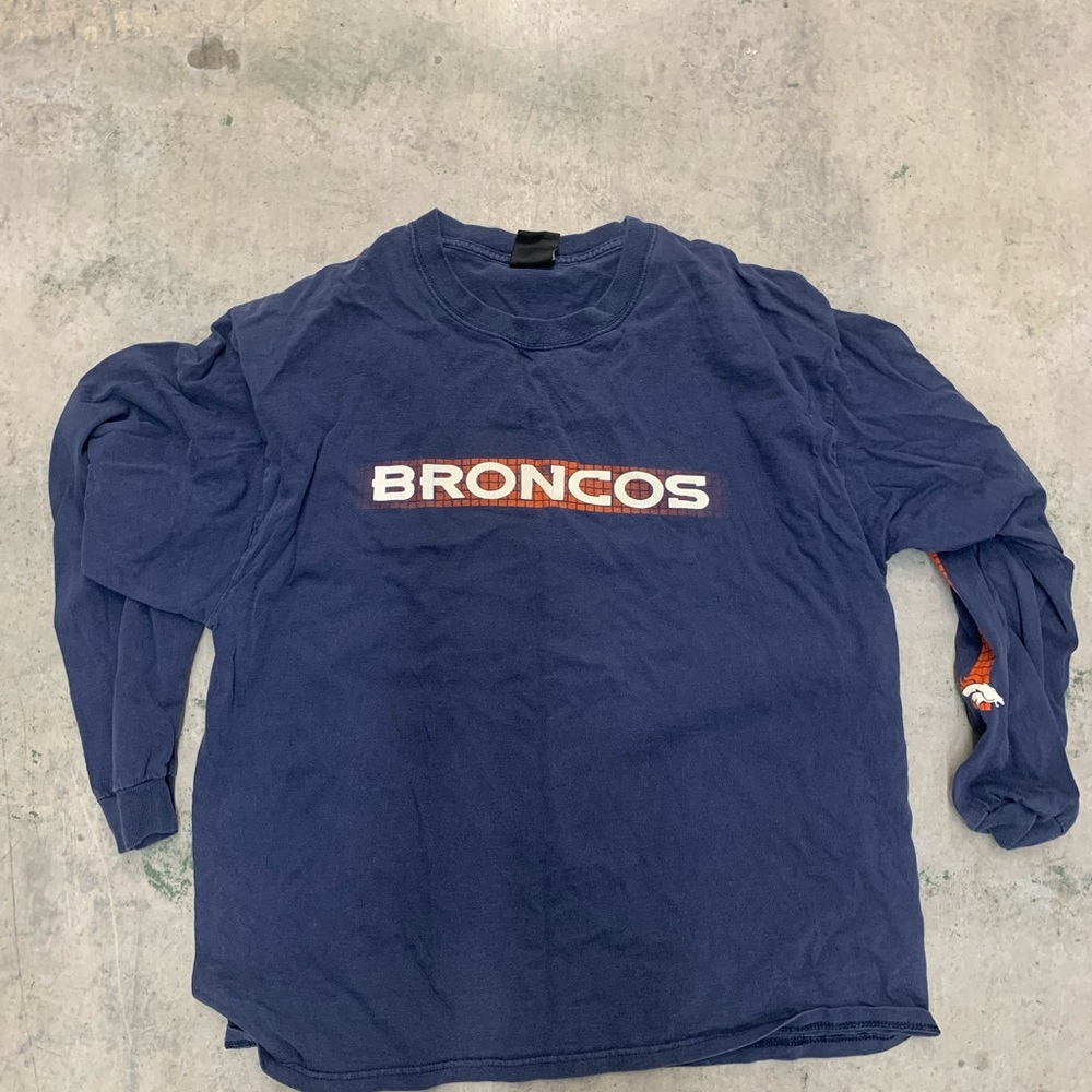 Denver broncos retro long sleeve shirt